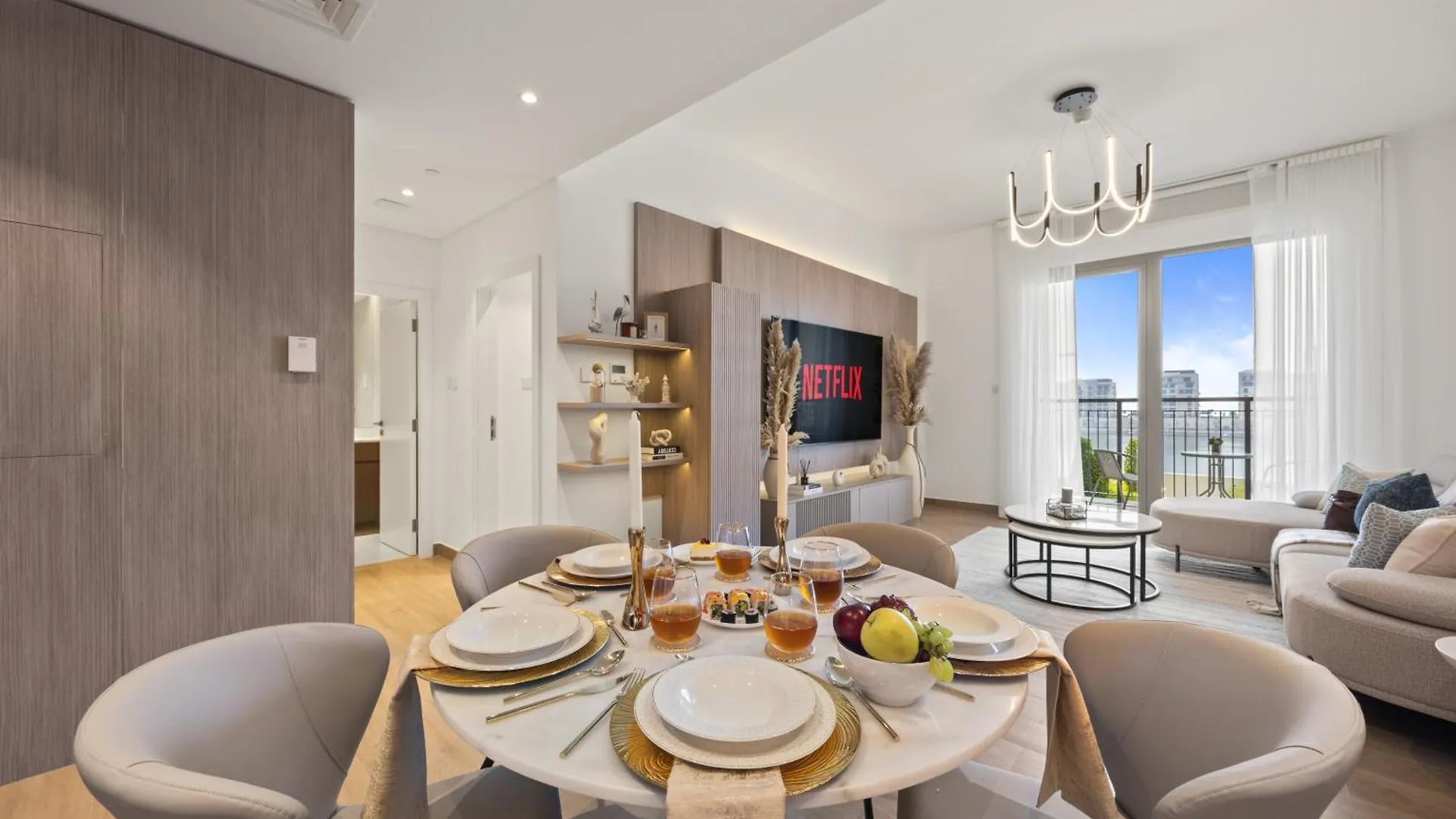 Boho Bayfront 1Br In La Sirene 2 Seaport View Apartment Dubai
