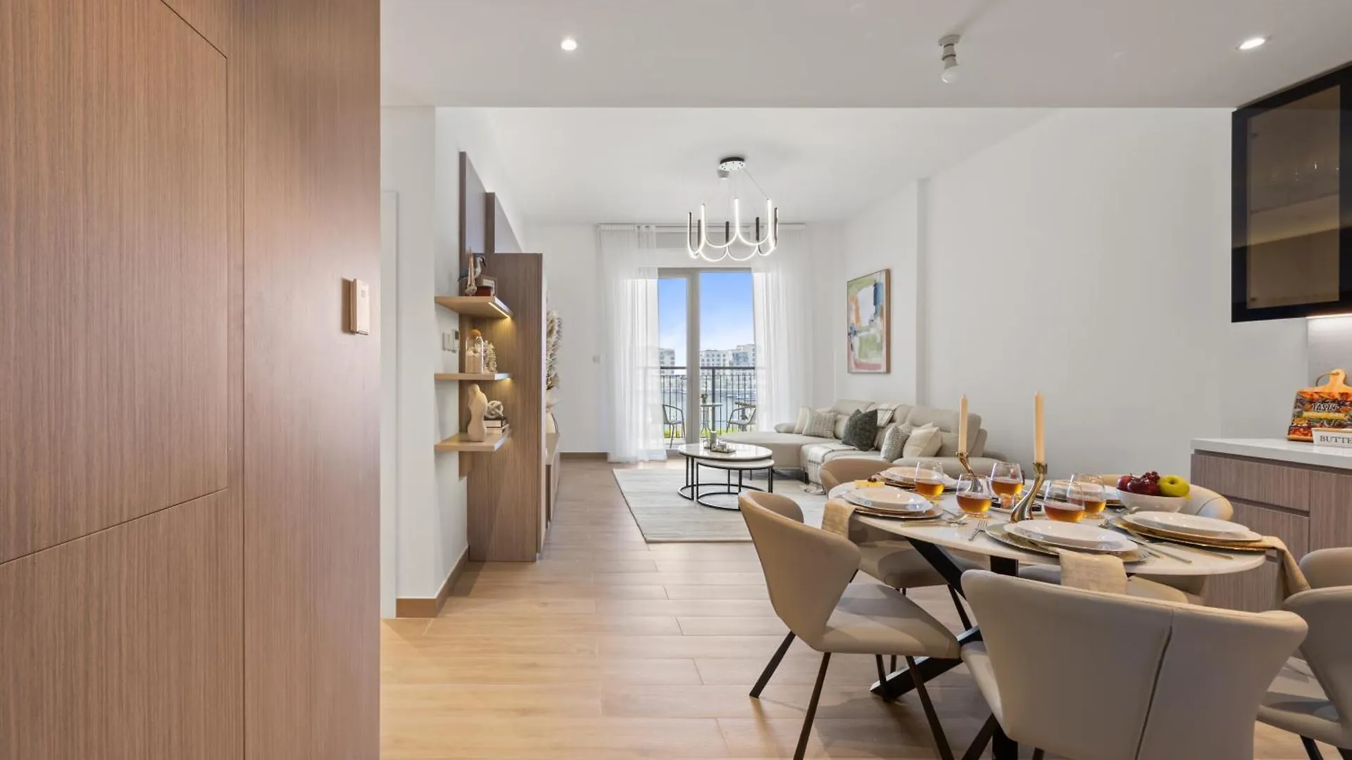 Boho Bayfront 1Br In La Sirene 2 Seaport View Apartment Dubai