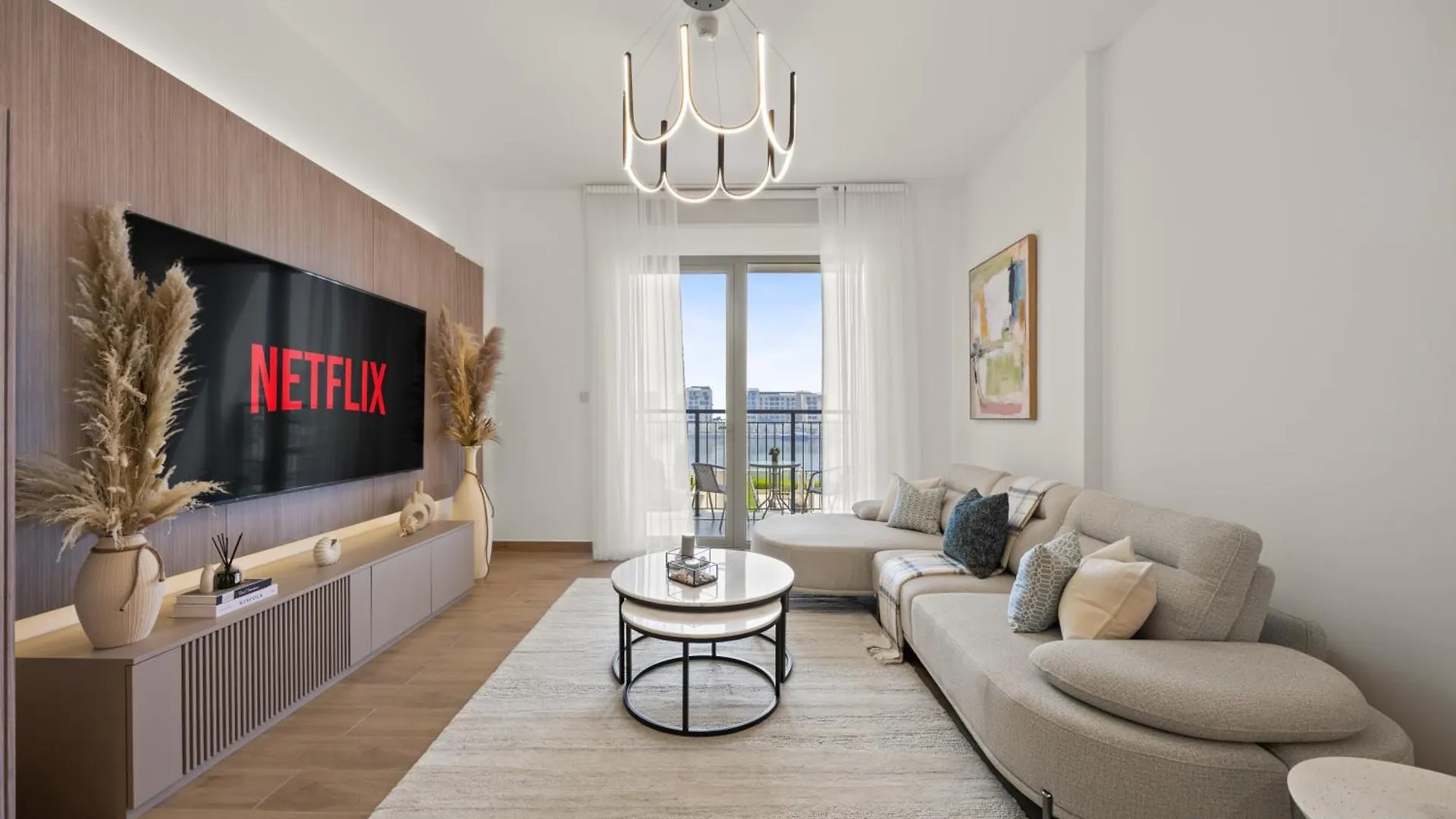 Boho Bayfront 1Br In La Sirene 2 Seaport View Διαμέρισμα Ντουμπάι