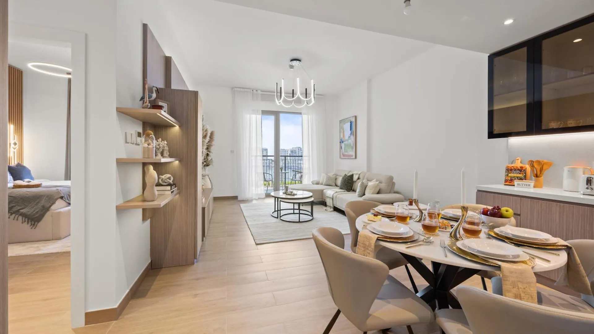 Boho Bayfront 1Br In La Sirene 2 Seaport View Apartment Dubai